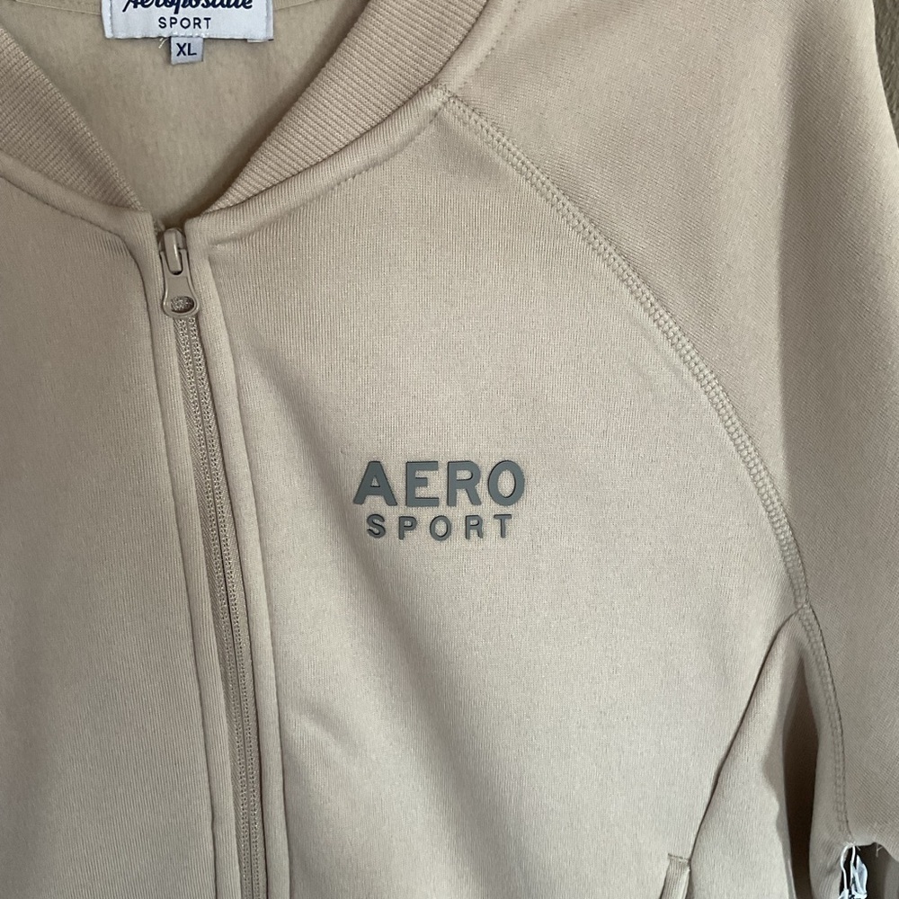 Aero Sport Aeropostale Women's Cream Jacket size XL - Picture 2 of 4